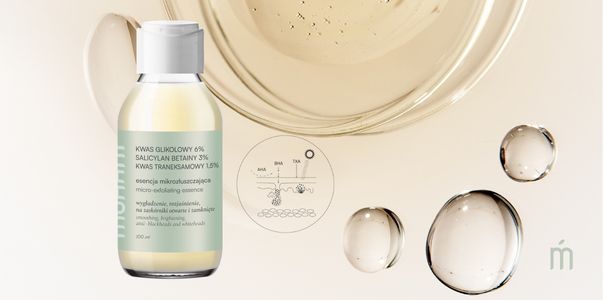 Rozjaśniająca esencja mikrozłuszczająca zwężająca pory