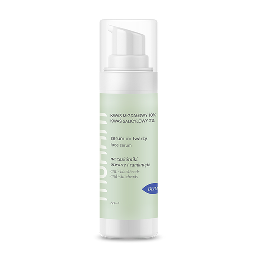 Wygładzające serum z kwasem migdałowym 10%  i kwasem salicylowym 2% Mohani