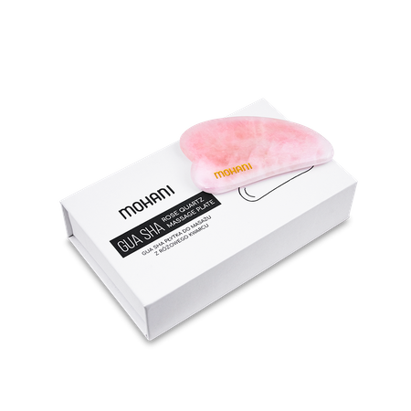 Gua sha płytka do masażu z różowego kwarcu Mohani