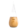 Nebulizator - dyfuzor olejków eterycznych Mohani - jasne drewno, szklany stożek