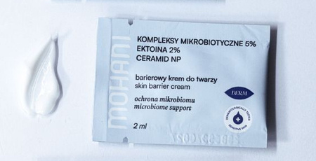 Saszetka-Regenerujący krem barierowy z ektoiną 2%, kompleksem mikrobiotycznym 5% i ceramidem NP