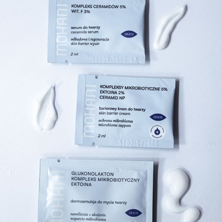 Saszetka-Regenerujący krem barierowy z ektoiną 2%, kompleksem mikrobiotycznym 5% i ceramidem NP