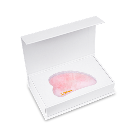 Gua sha płytka do masażu z różowego kwarcu Mohani