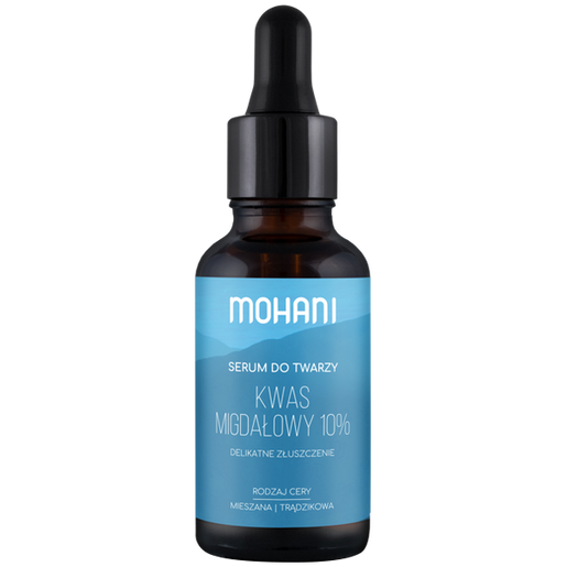 Wygładzające serum z kwasem migdałowym 10% i kwasem salicylowym 2% Mohani