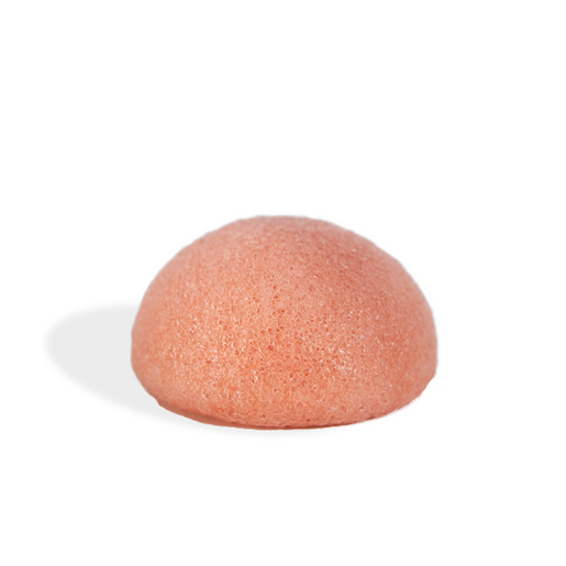 Naturalna gąbka konjac do mycia twarzy Mohani - z różową glinką