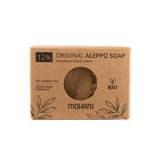 Mydło Aleppo BIO oliwkowo-laurowe 12% Mohani